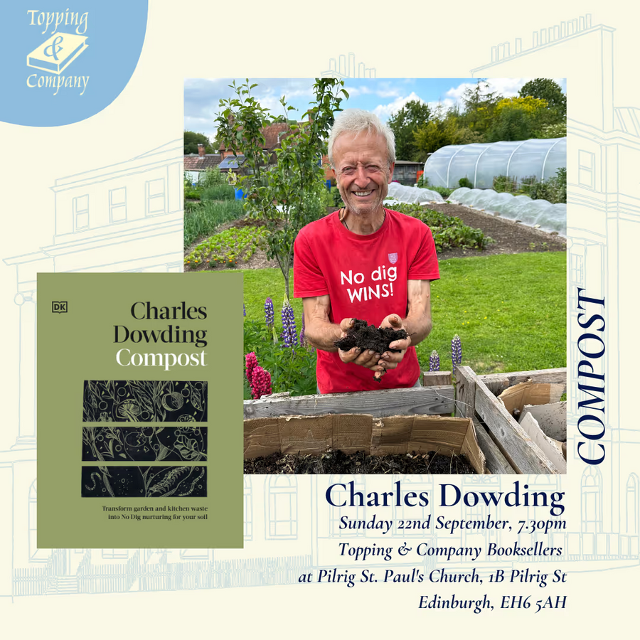 Charles Dowding on Compost - his new book published by DK - Evening Talk in Edinburgh