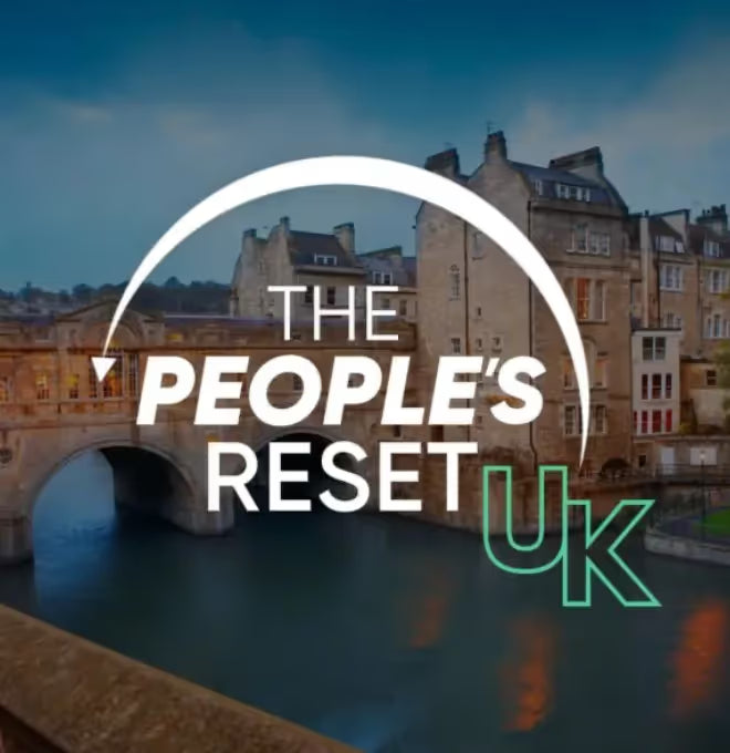 A talk in Bath, part of the People's Reset Summit