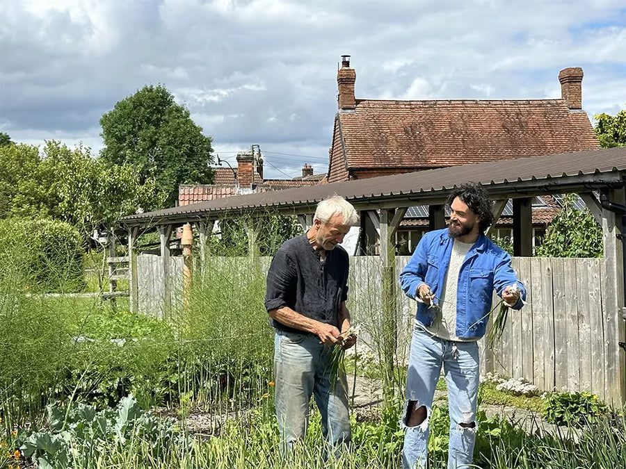 Grow no dig with Charles Dowding and cook, preserve vegetables with Gaz Oakley
