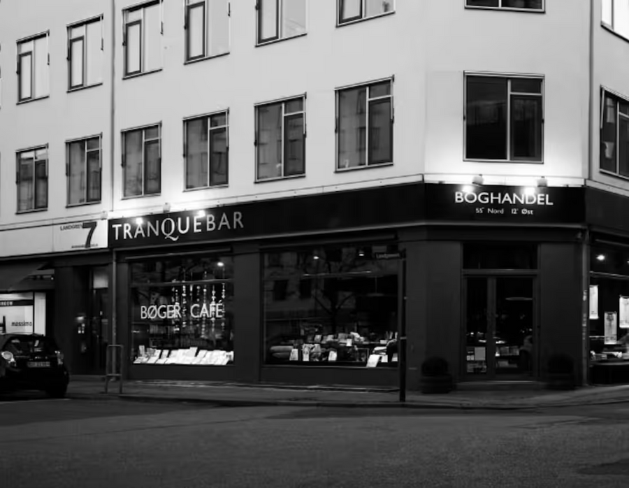 A talk at the Tranqubar bookshop in Copenhagen
