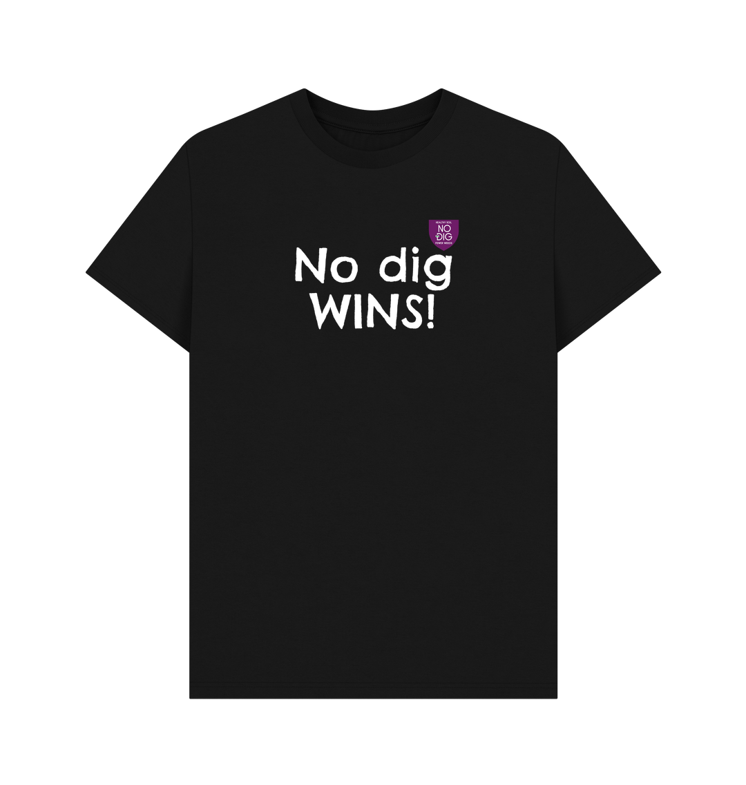 Black Printed T-shirt Front