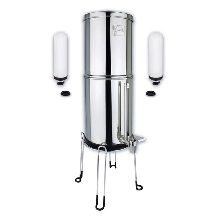 Newton Gravity-Powered Water Filter System