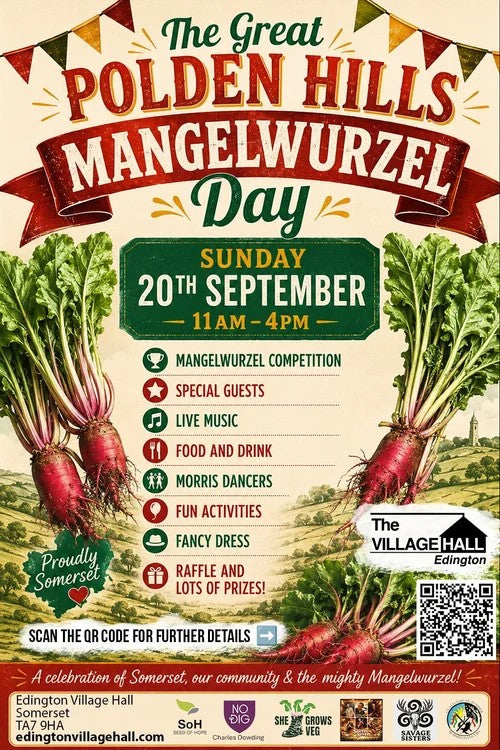 The Great Polden Hills Mangelwurzel Day - Sunday 20th September, 11am to 4pm