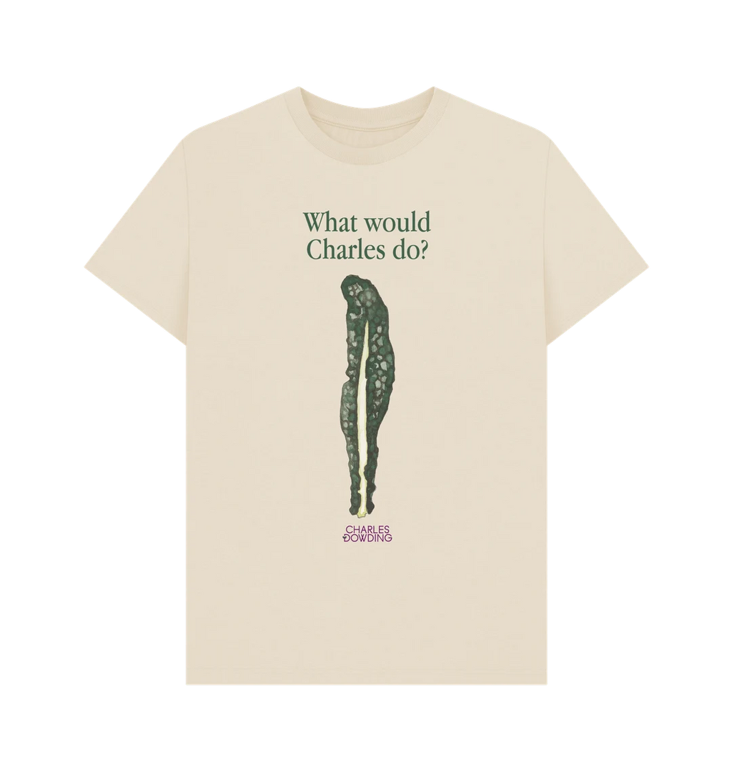 No Dig Kale 'What would Charles do?' T-shirt