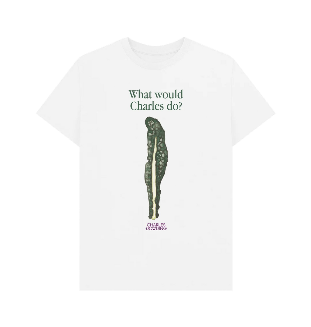 No Dig Kale 'What would Charles do?' T-shirt