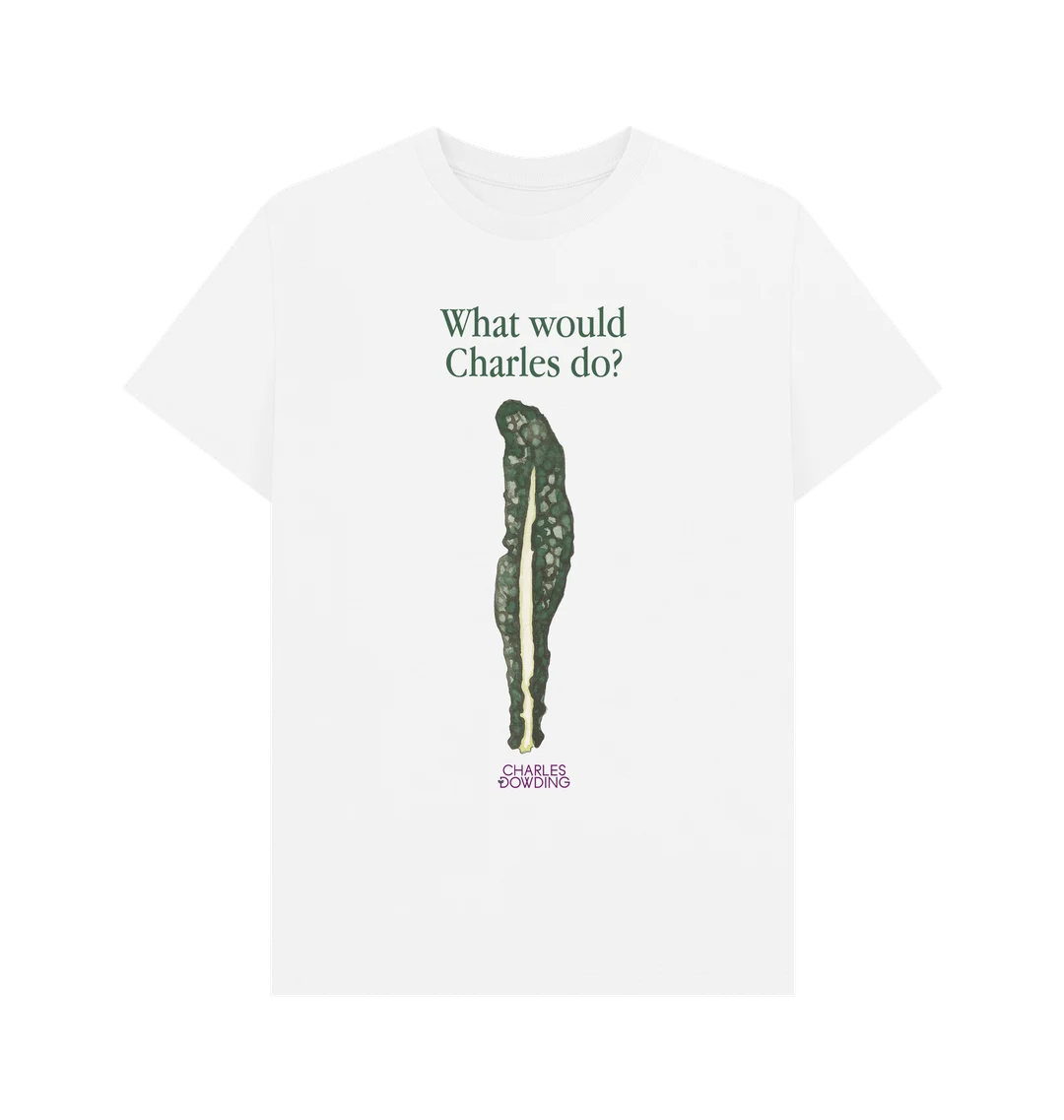 No Dig Kale 'What would Charles do?' T-shirt